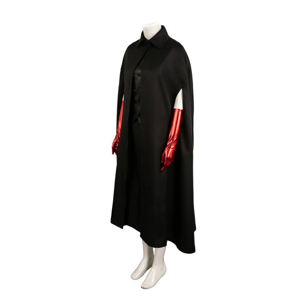 Beetlejuice Costume Delia Deetz Cloak Cosplay Clothing Female Black Cape