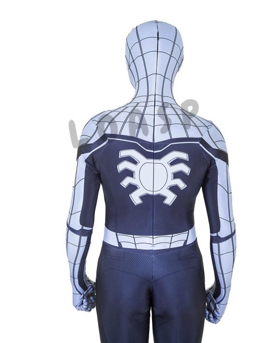 SpiderMan White Costume Suit