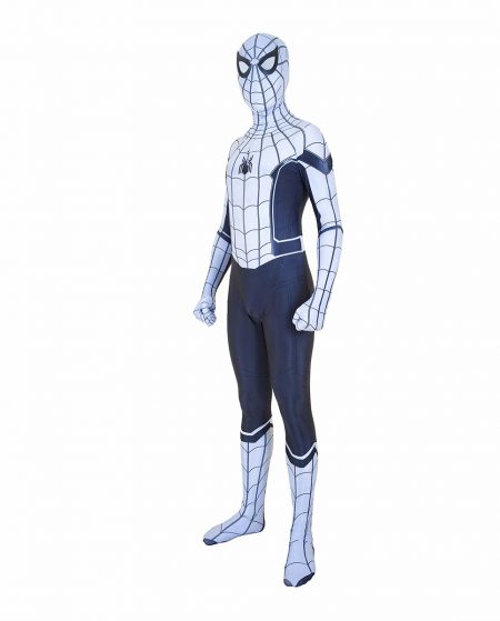 SpiderMan White Costume Suit