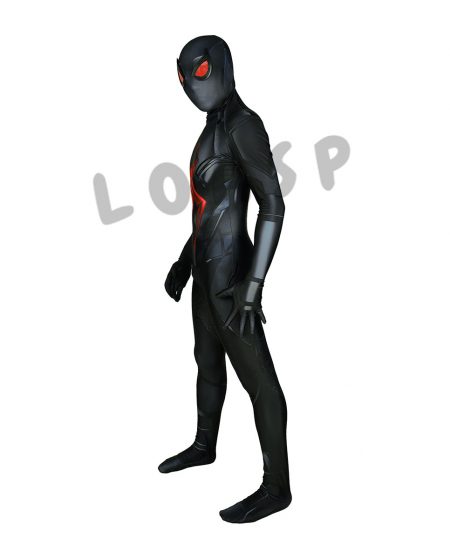 2SpiderMan Dark Suit Costume