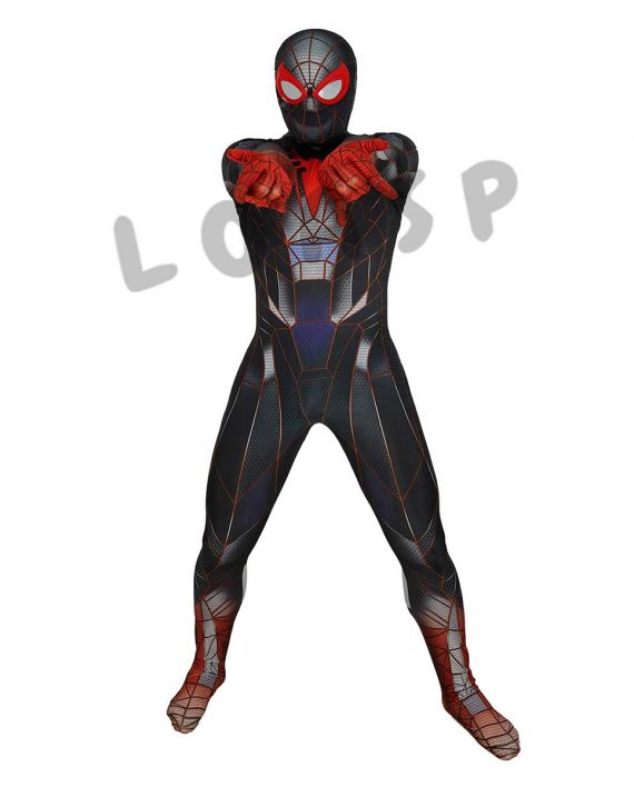 Miles Morales Spider Man Costume Programmable Matter Suit