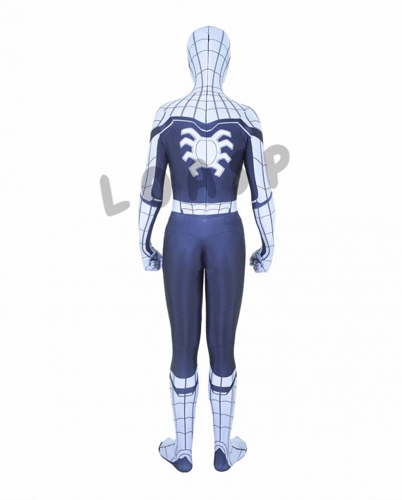 SpiderMan White Costume Suit